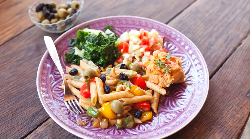 Chef-prepared retreat meal with local Croatian ingredients