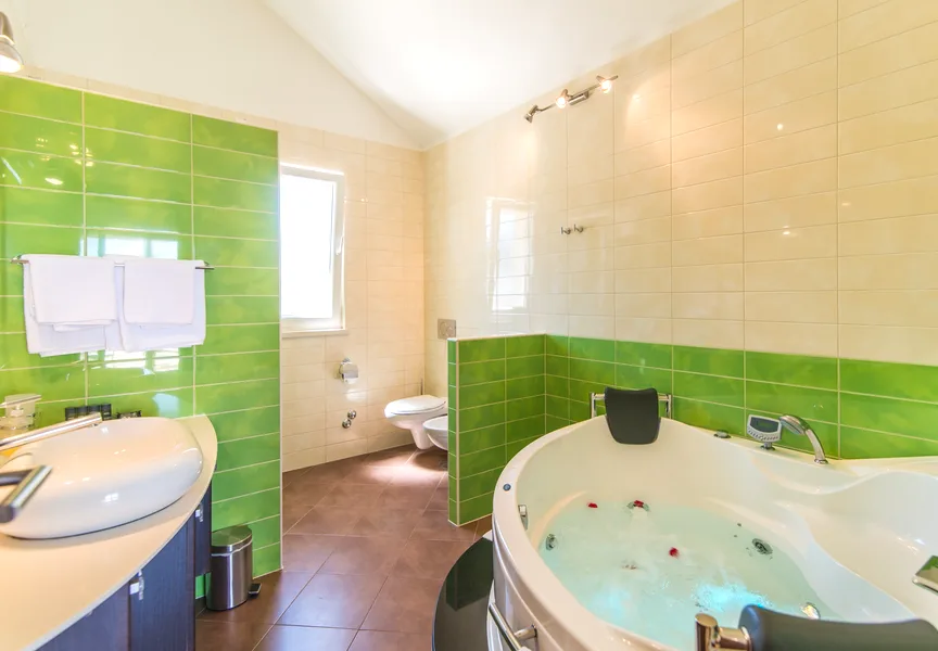 Retreat villa pool on Brač Island, Croatia — Green Yogi Traveler