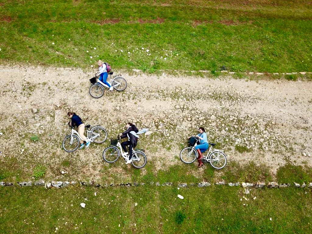 Cycling on the Brijuni Islands, Istria, Croatia