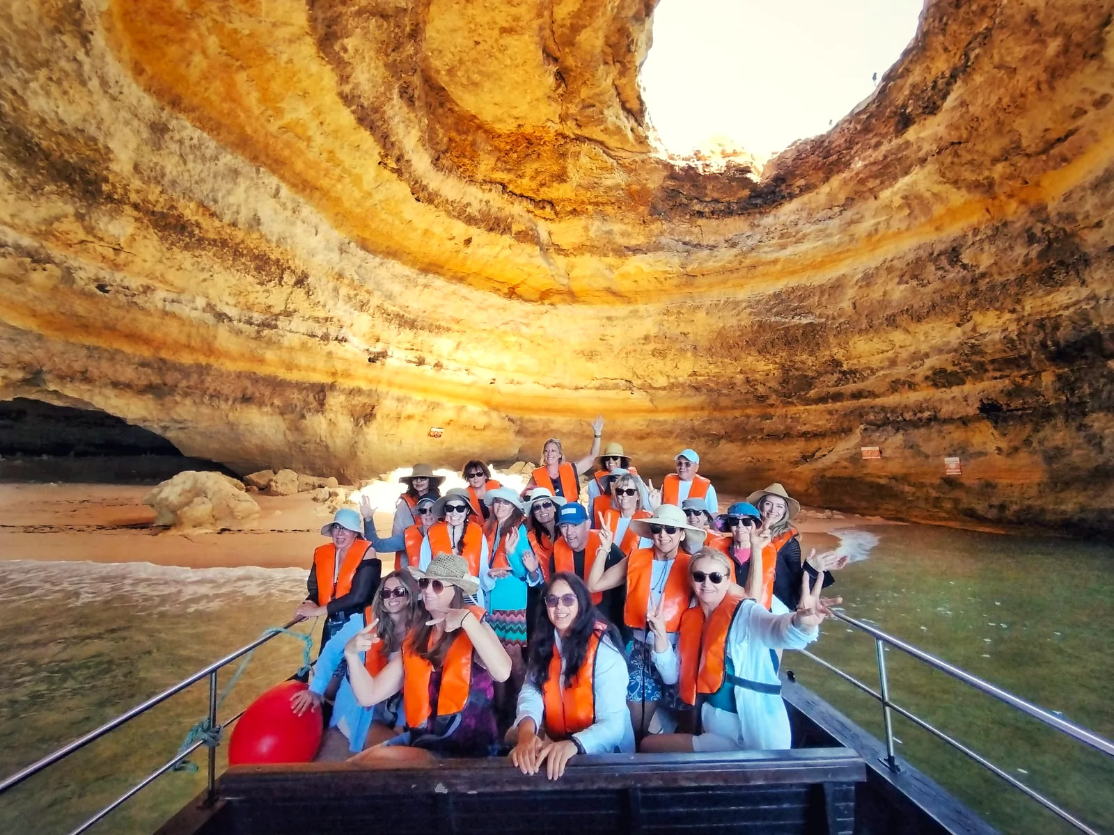 Benagil Caves boat tour, Algarve, Portugal