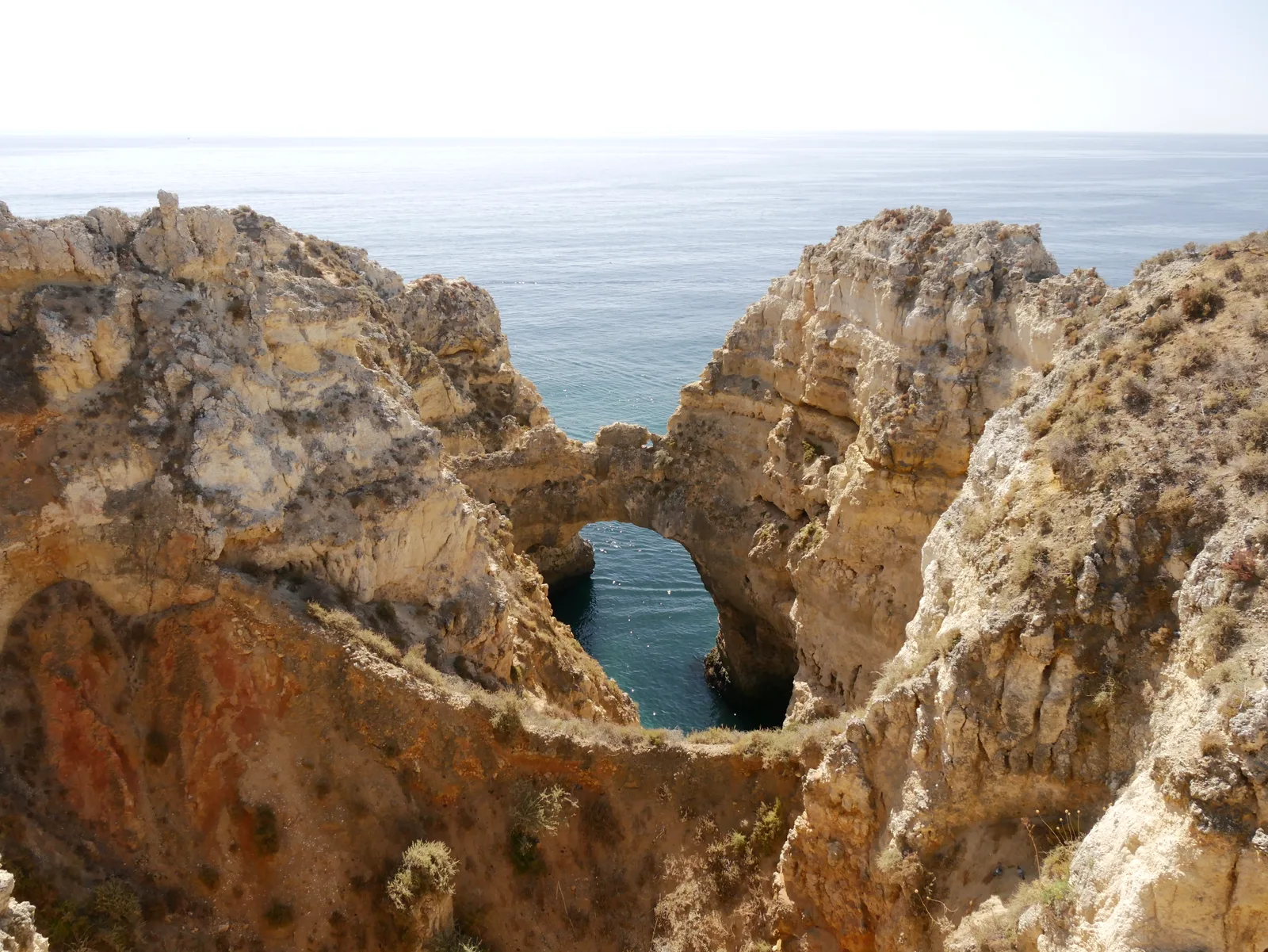 Ponta da Piedade rock arches and boardwalk near Lagos, Algarve