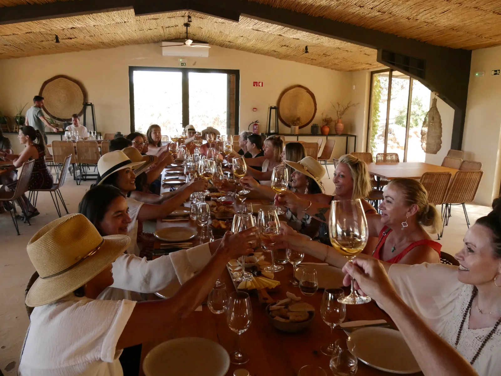 Wine tasting at a local vineyard, Algarve, Portugal