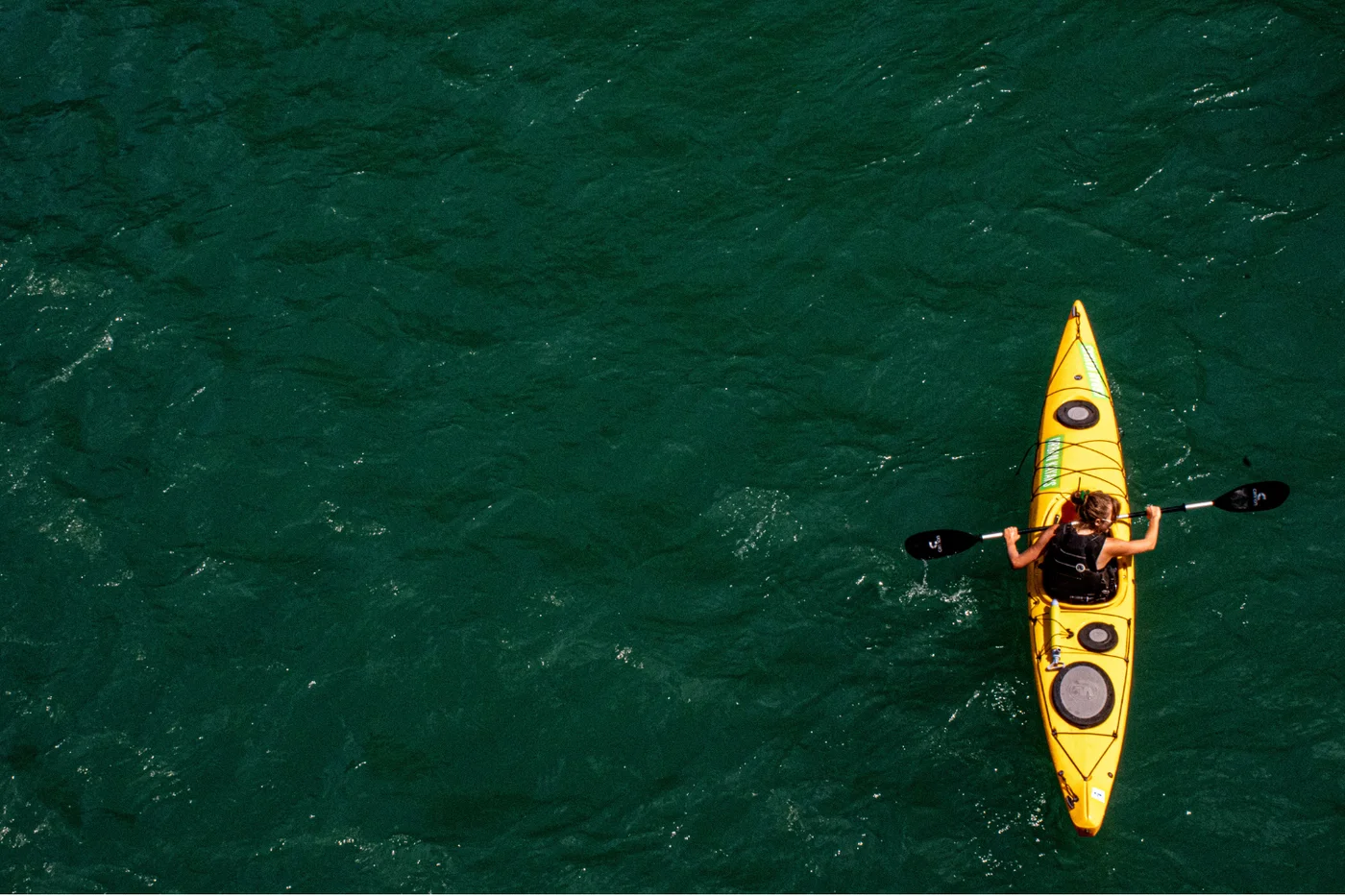 Sea kayaking off the coast of Phu Quoc, Vietnam