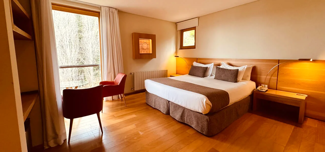 Standard guest room at Design Suites Bariloche, Argentina