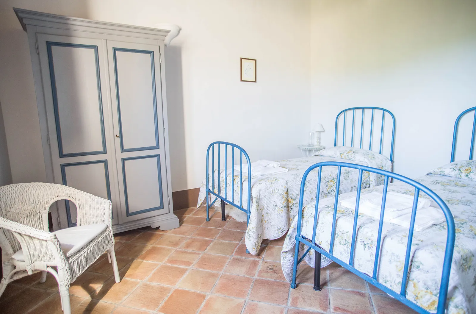 Garden cottage room with two single beds at Sicilian Spirit, Sicily