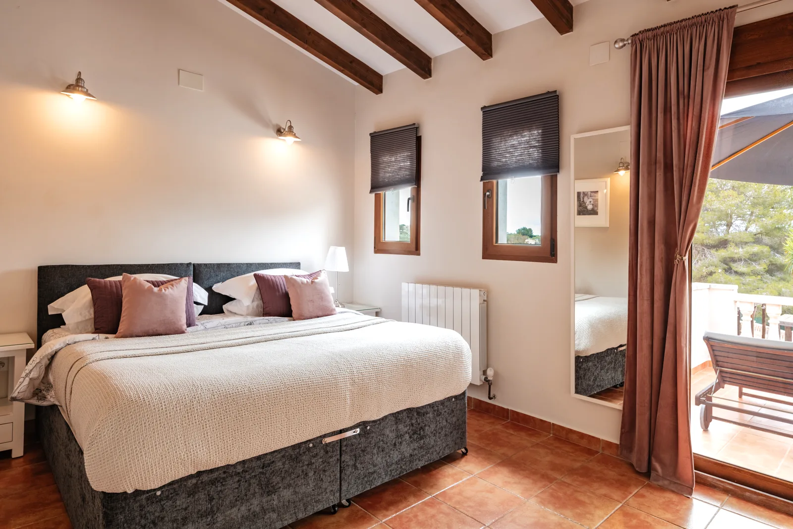 Double bedroom at the Oodles villa, Costa Blanca, Spain