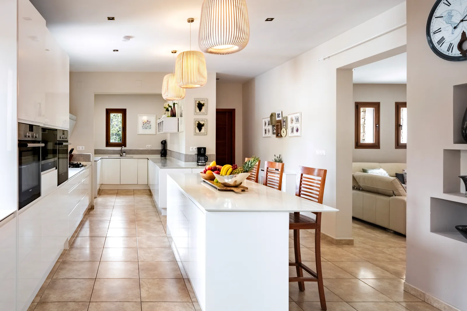 Fully equipped kitchen at the Oodles villa, Costa Blanca, Spain