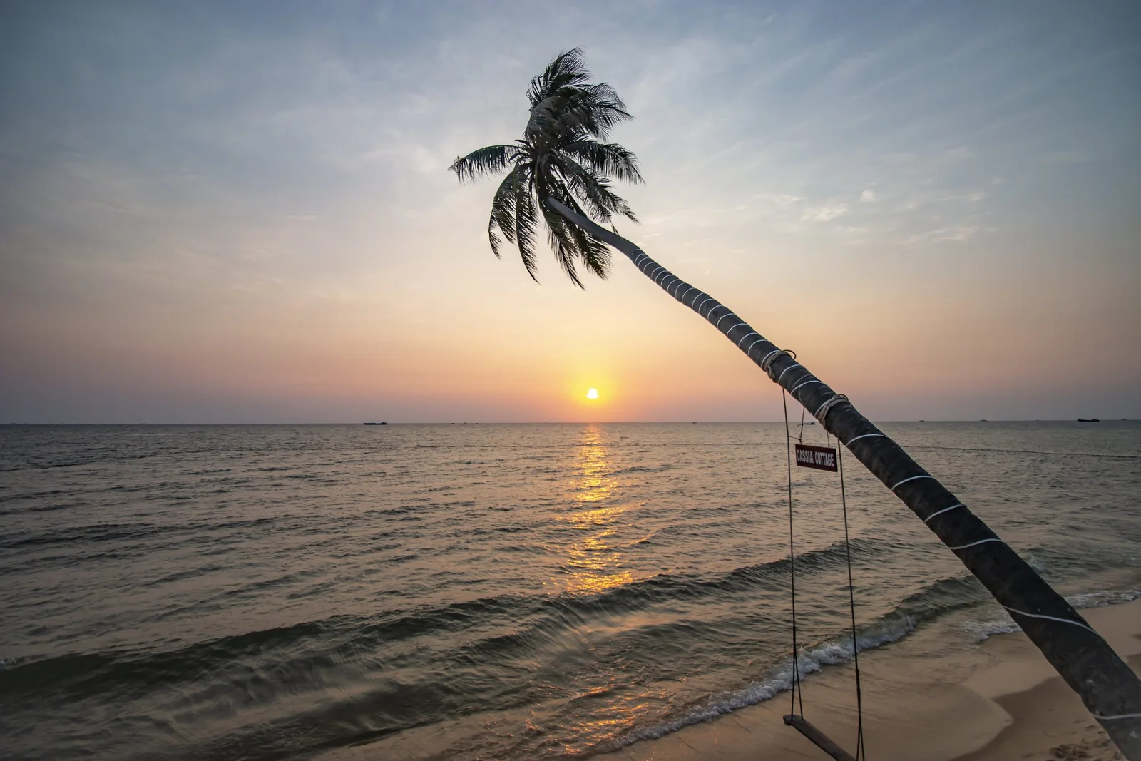 Private beach access at Cassia Cottage, Ba Keo Beach, Phu Quoc, Vietnam
