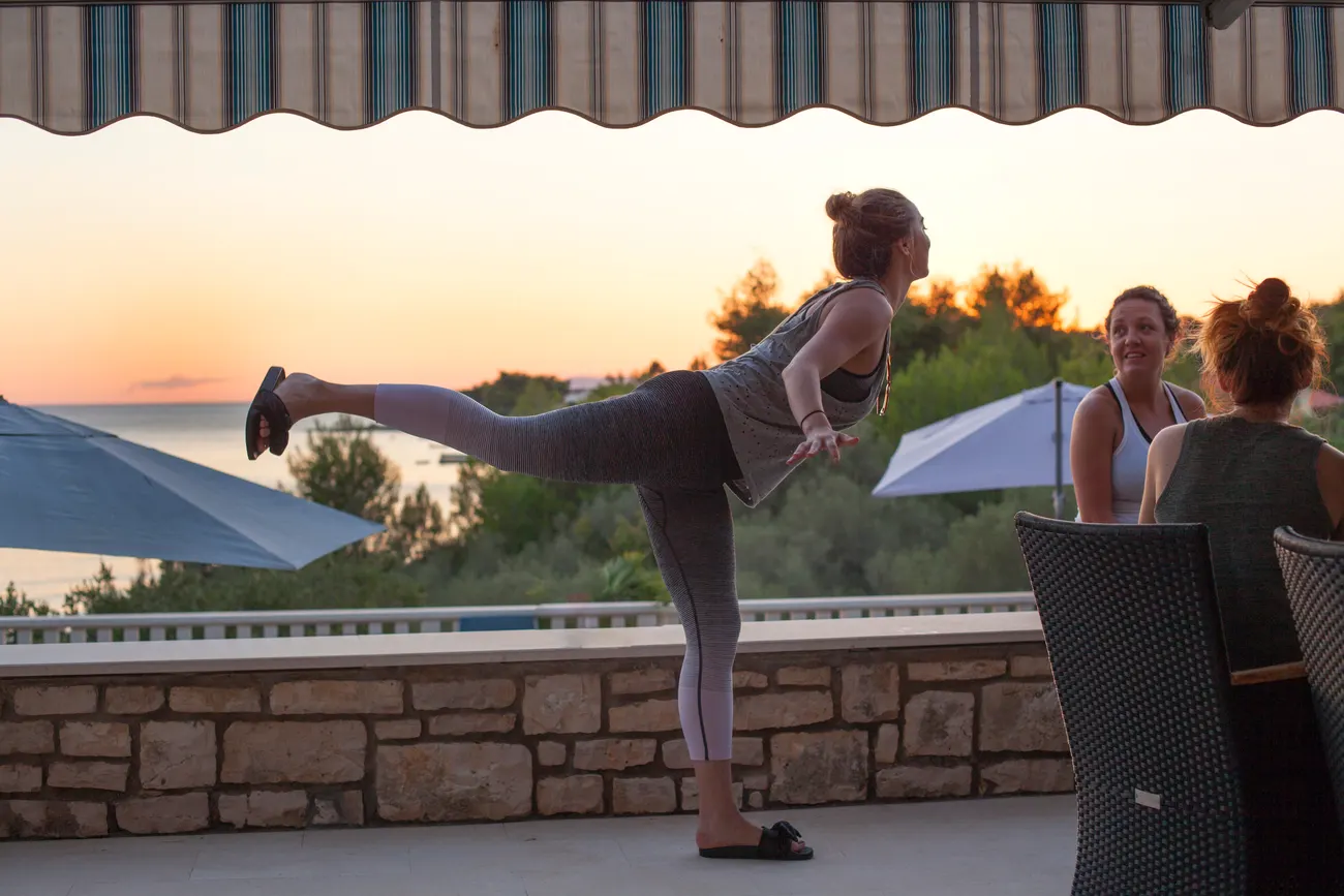 Yoga retreat on Korčula Island, Croatia, August 2017