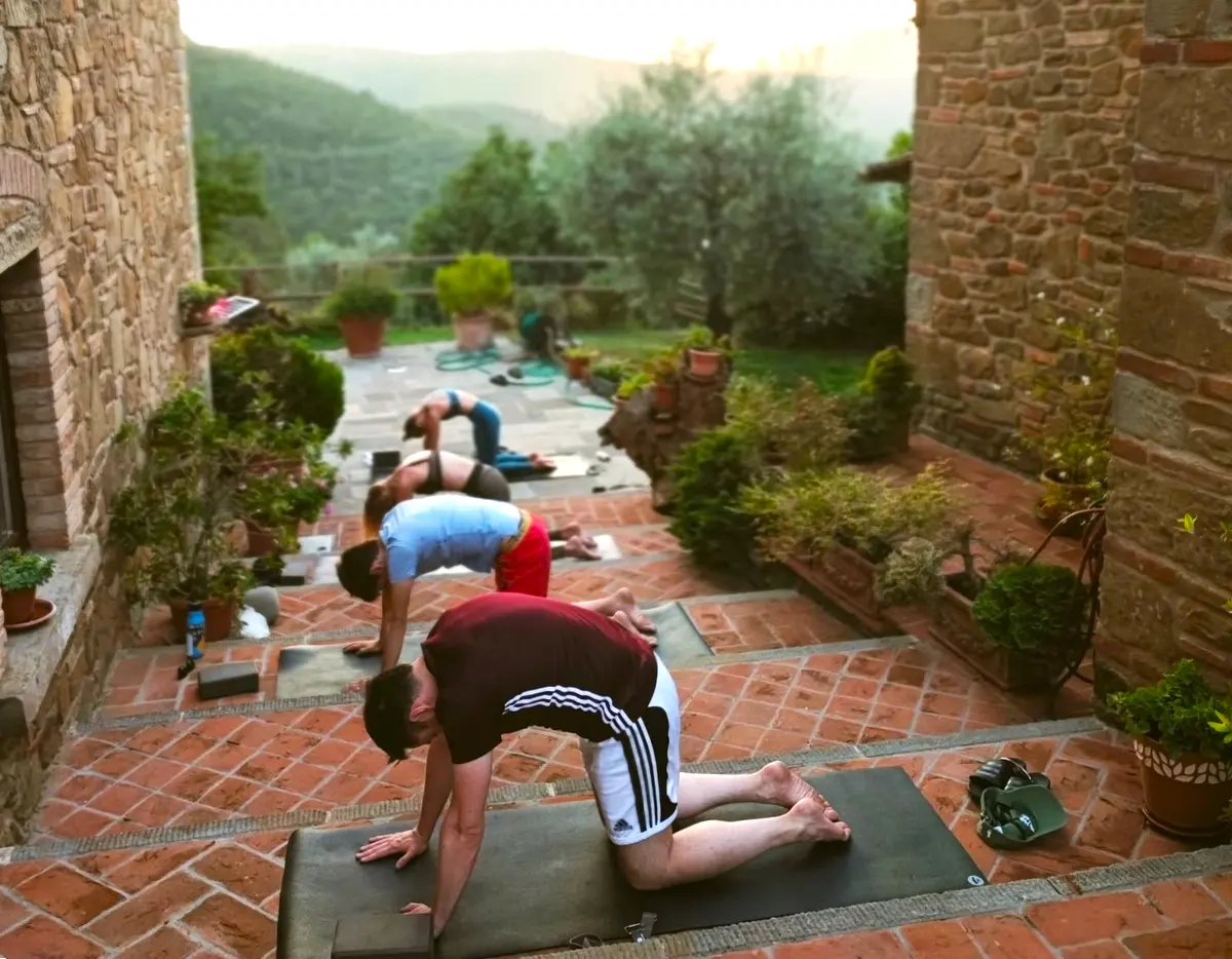 Yoga retreat in Tuscany with Heidi Hoelzer, August 2024
