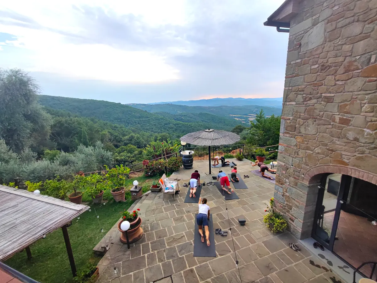 Yoga retreat in Tuscany with Heidi Hoelzer, August 2024