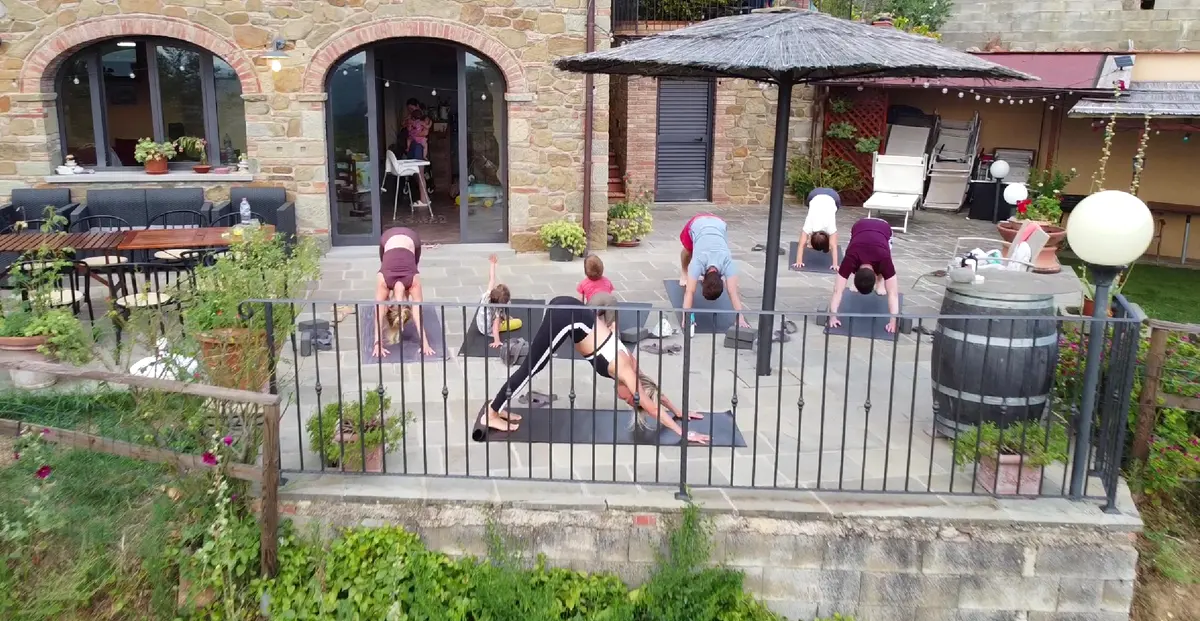 Yoga retreat in Tuscany with Heidi Hoelzer, August 2024