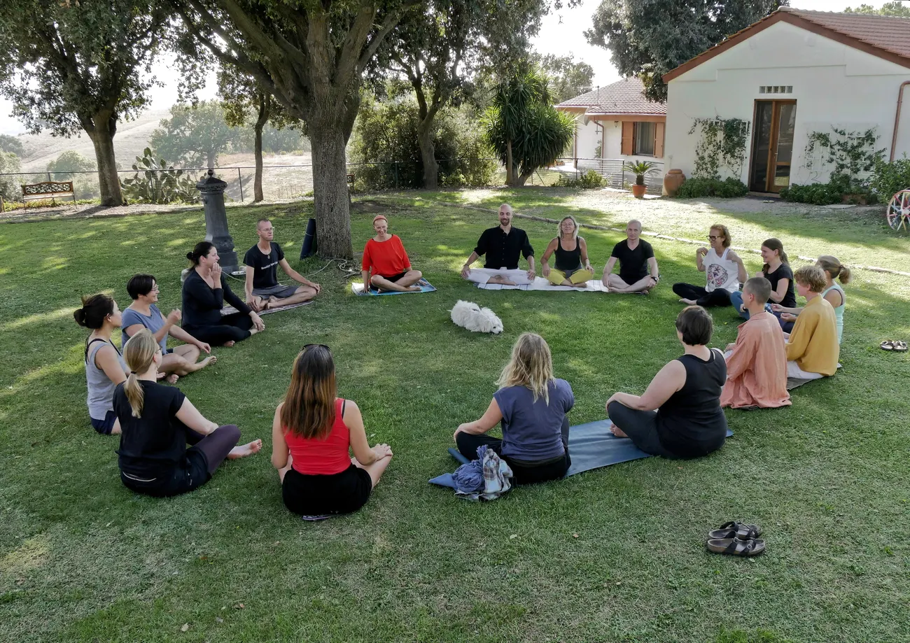 Yoga retreat in Tuscany with Stefanie & Christian, October 2023