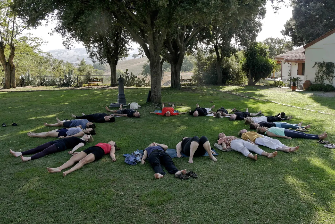 Yoga retreat in Tuscany with Stefanie & Christian, October 2023